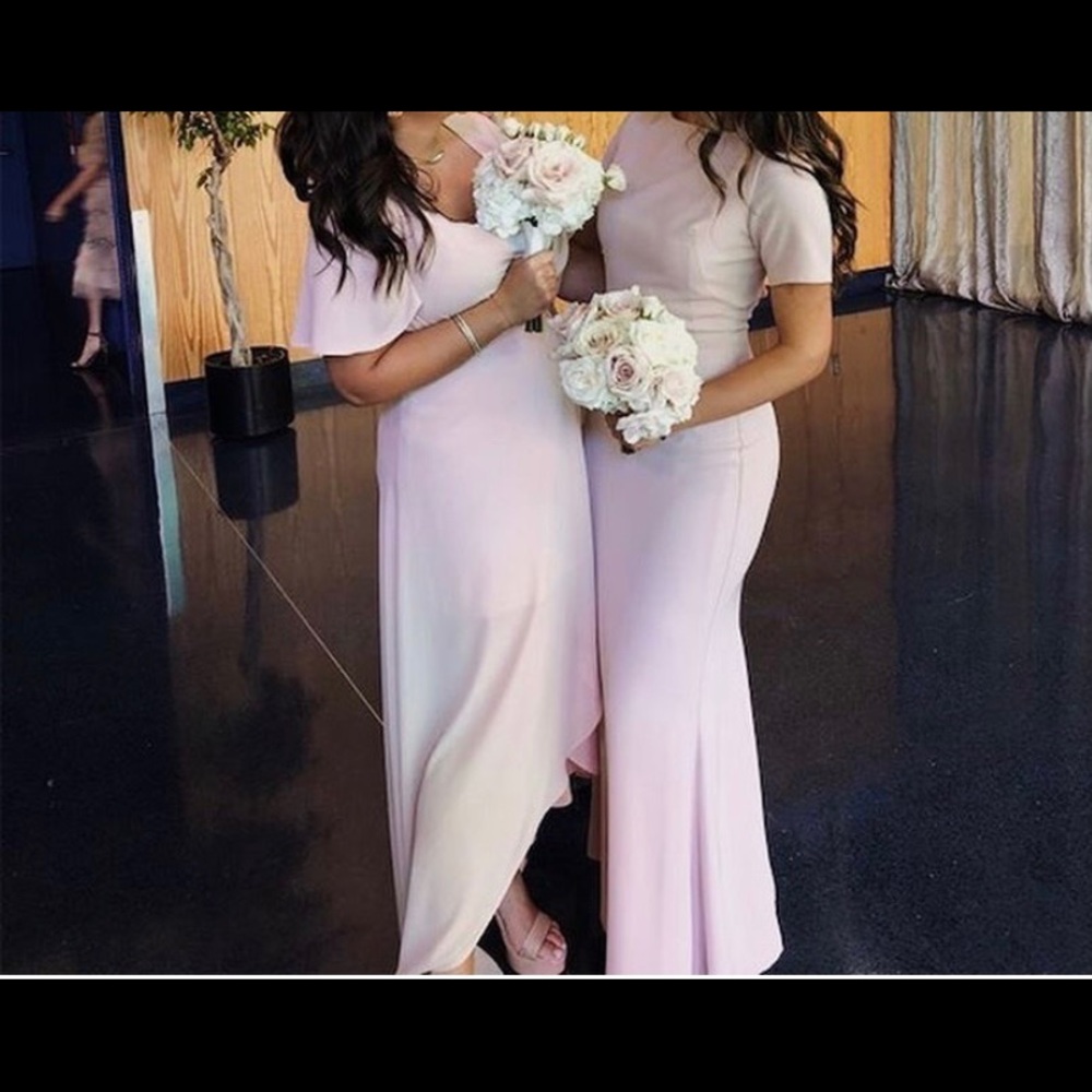 Custom made blush gown